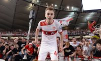 FUSSBALL DFB POKAL  Saison 2012/2013: JUBEL Alexandru Maxim (VfB Stuttgart)