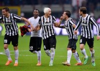 FUSSBALL SERIE A 2013/2014: JUBEL Juventus Turin
