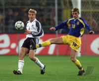 Spielszene WM Quali   Deutschland - Ukraine