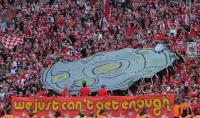 Fussball 1. Bundesliga : DEUTSCHER MEISTER FC Bayern Muenchen; JUBEL FANS