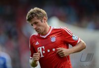 Fussball Saison 2013/2014: DFB Pokal 1. Runde: Thomas Mueller (FC Bayern Muenchen)
