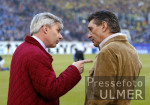 Fussball 1. Bundesliga: Manager Maier und Rudi Assauer