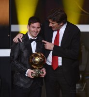 Fussball International  FIFA Ballon d Or 2012:  Weltfussballer 2012 Lionel Messi (Argentinien)