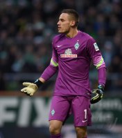 Fussball, 1. Bundesliga  Saison 2014/2015: SV Werder Bremen - Borussia Dortmund