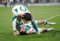 Fussball 1. BL Bayern-Bremen; Zweikampf