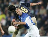 Fussball 2. Bundesliga: Bochum - 60 Muenchen, Zweikampf