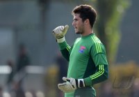 Fussball 1. Bundesliga, Saison 2012/2013:  Torwart Korbinian Mueller (Unterhaching)