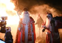 Nikolausfeuer in Hirrlingen (Kreis Tuebingen)