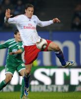 FUSSBALL, 1. BUNDESLIGA, 20. Spieltag: Hamburger SV, JANSEN Einzelaktion