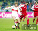 Fussball 1. Bundesliga Bayern-Stuttgart, Zweikampf