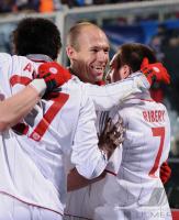 FUSSBALL  International CHL 09/10 : JUBEL ROBBEN (FC Bayern  Muenchen)