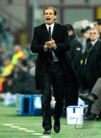FUSSBALL SERIE A: Trainer Massimilliano Allegri (AC Mailand)