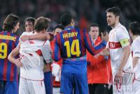 FUSSBALL  International CHL 09/10 : VfB Stuttgart -  FC Barcelona