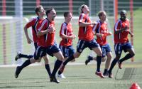 1. Fussball Bundesliga : Training beim FC Bayern Muenchen
