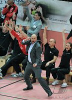 Volleyball  1. Bundesliga  10/11: Trainer  Mueller-Angstenberger (ENBW TV Rottenburg)  ENBW TV Rottenburg - SCC Berlin