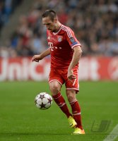 Fussball CHL  Saison 2013/2014:  Franck Ribery (FC Bayern Muenchen)