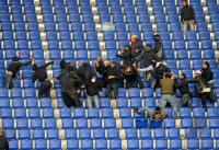 FUSSBALL SERIE A:  Schlaegerrei zwischen den Rom Fans