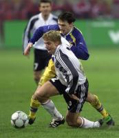 Spielszene WM Quali   Deutschland - Ukraine