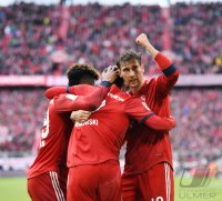 Fussball 1. Bundesliga Saison 18/19: FC Bayern Muenchen - Hannover 96