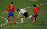 FUSSBALL WM 2010  HALBFINALE: Deutschland - Spanien