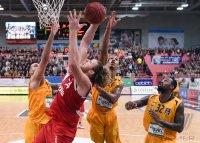 Basketball 1. Bundesliga 15/16 Hauptrunde: Walter Tigers Tuebingen - FC Bayern Muenchen