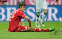 Fussball 1. Bundesliga, Saison 2011/2012:  Enttaeusch FC Bayern, Mario Gomez