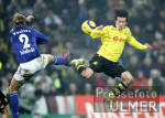 Fussball 1. Bundesliga: Dortmund - Schalke, Zweikampf