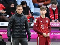 Fussball 1. Bundesliga Saison 21/22: FC Bayern Muenchen - SpVgg Greuther Fuerth