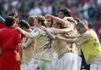 Fussball 1.Bundesliga 1. FC Kaiserslautern - FC Bayern Muenchen