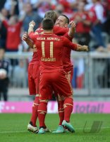 Fussball 1. Bundesliga, Saison 2012/2013:  FC Bayern Muenchen - TSG Hoffenheim