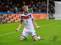 FUSSBALL WM 2014, ACHTELFINALE: JUBEL Andre Schuerrle (Deutschland)