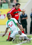 FUSSBALL 1. Bundesliga  Leverkusen - Hannover, Zweikampf