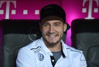 Fussball 1. Bundesliga Saison 14/15: Nicklas Bendtner (VfL Wolfsburg)