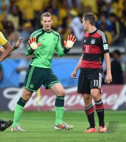 FUSSBALL WM 2014, HALBFINALE: Brasilien - Deutschland