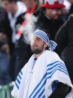 Fussball International:  Uruguay Fan raucht