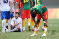 FUSSBALL  Olympia 2008   Vorrunde  Maenner Kamerun - Italien