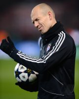 FUSSBALL INTERNATIONAL CHL ACHTELFINALE 12/13:  FC Arsenal London - FC Bayern Muenchen