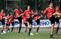 Fussball 1. Bundesliga: Training beim FC Bayern Muenchen