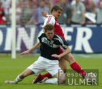 FUSSBALL  1. Liga Spielszene FC Bayern - Stuttgart