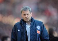 FUSSBALL 1. BUNDESLIGA: Hertha Trainer Lucien FAVRE