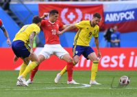 FUSSBALL WM 2018 Achtelfinale: Schweden - Schweiz
