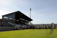 Fussball Regionalliga Sued 2011/2012: Gruenwalder Stadion in Muenchen