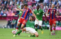 Fussball 1. Bundesliga Saison 14/15: FC Bayern Muenchen - Werder Bremen