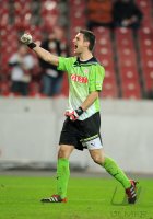 FUSSBALL  DFB Pokal 11/12  Achtelfinale: JUBEL Torwart Sven Ulreich (VfB Stuttgart)