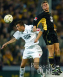 Fussball DFB-Pokal: Aachen - Gladbach, Zweikampf