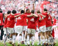 Fussball 1.Bundesliga JUBEL  FC Bayern Muenchen