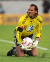 Fussball 1. Bundesliga : Andre Lenz (VfL Wolfsburg)