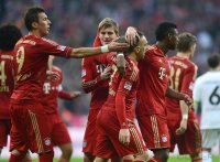 Fussball 1. Bundesliga, Saison 2012/2013:  FC Bayern Muenchen - Hannover 96