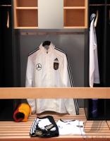 FUSSBALL Werbeaufnahmen Mercedes-Benz mit der Deutschen Fussball-Nationalmannschaft