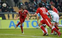 FUSSBALL, 1. BUNDESLIGA, 21. Spieltag: Wolfsburg - Bayern